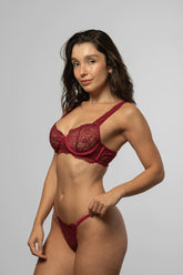 Conjunto Calcinha e Sutiã De Renda Mariana