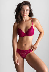 Conjunto Calcinha e Sutiã De Renda Roberta