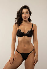 Conjunto Calcinha E Sutiã De Renda Natalie